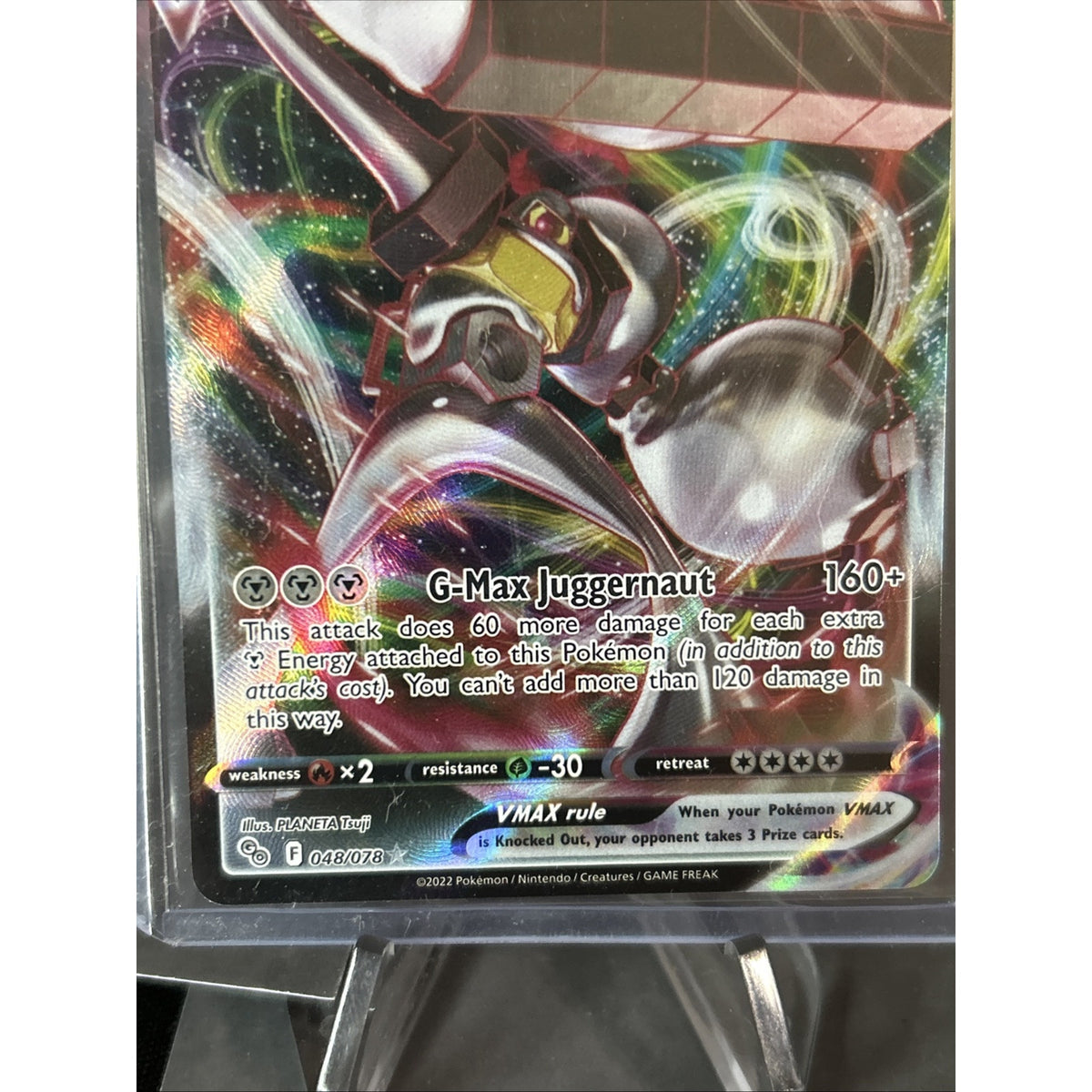 Melmetal VMAX 048/078 Pokémon GO Full Art Holo Foil / Pack Fresh New