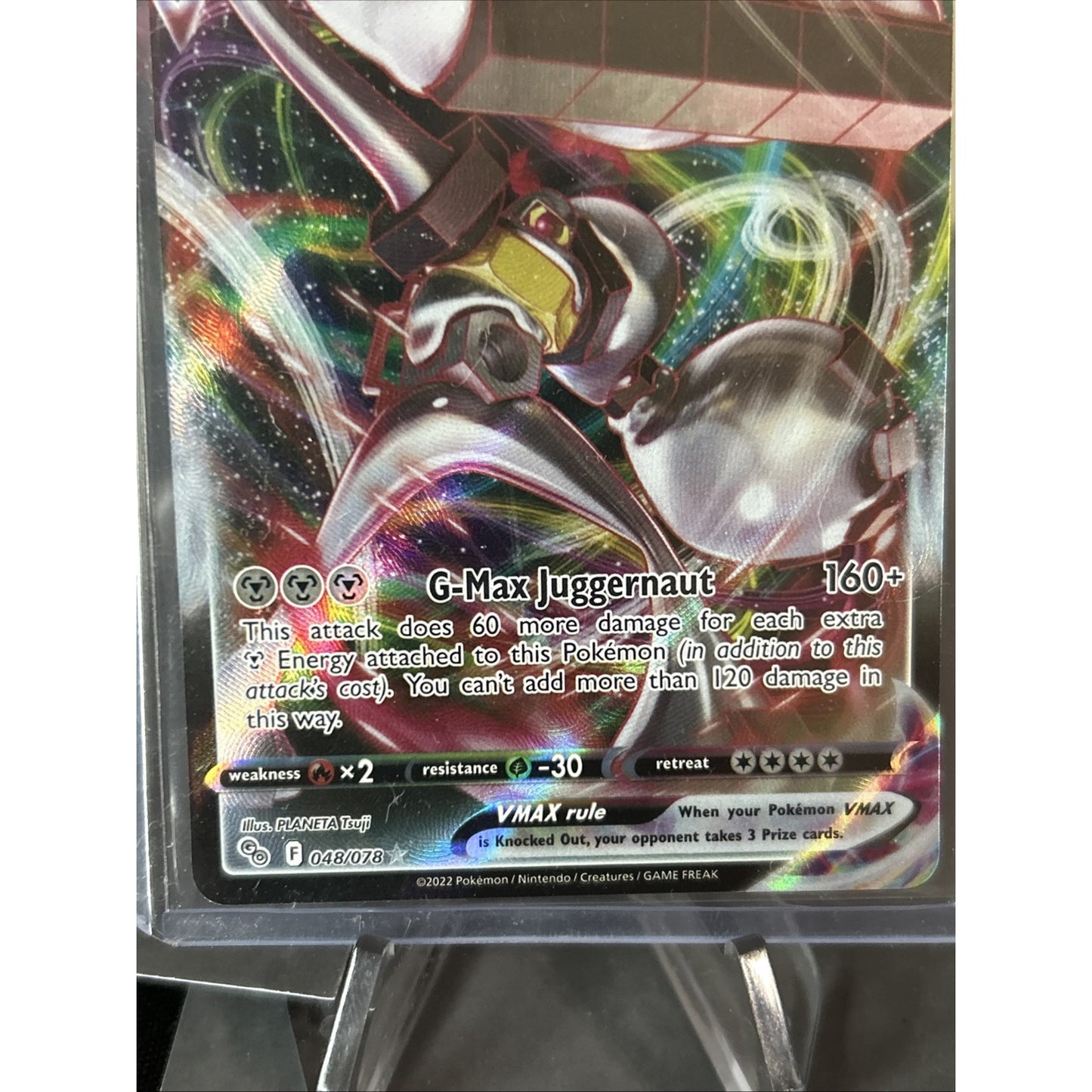 Melmetal VMAX 048/078 Pokémon GO Full Art Holo Foil / Pack Fresh New
