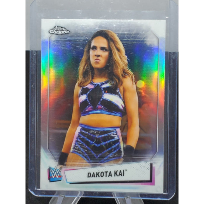 Dakota Kai 2021 Topps Chrome WWE Refractor #79 - NXT