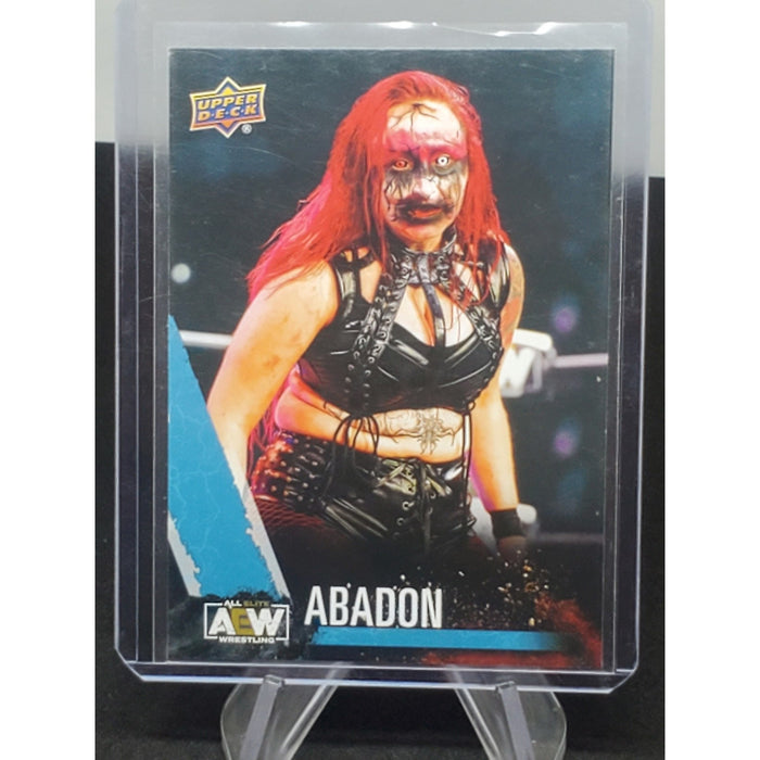 2021 Upper Deck AEW ABADON First Edition #22 wrestling card