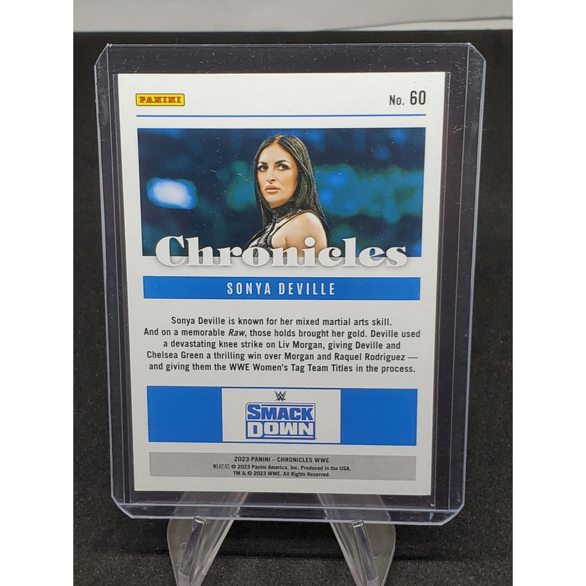 Sonya DeVille - Chronicles Pink Parallel #/349 - 2023 Panini WWE Chronicles