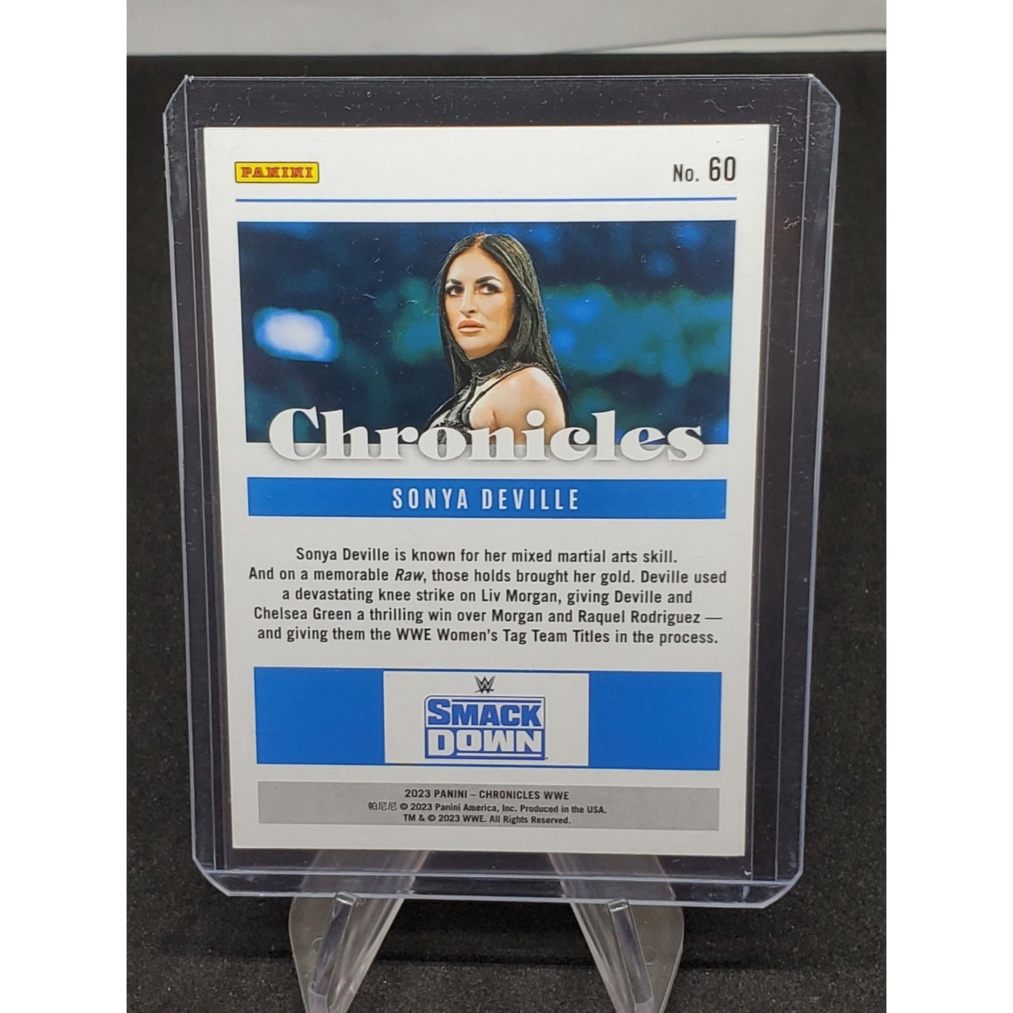 Sonya DeVille - Chronicles Pink Parallel #/349 - 2023 Panini WWE Chronicles