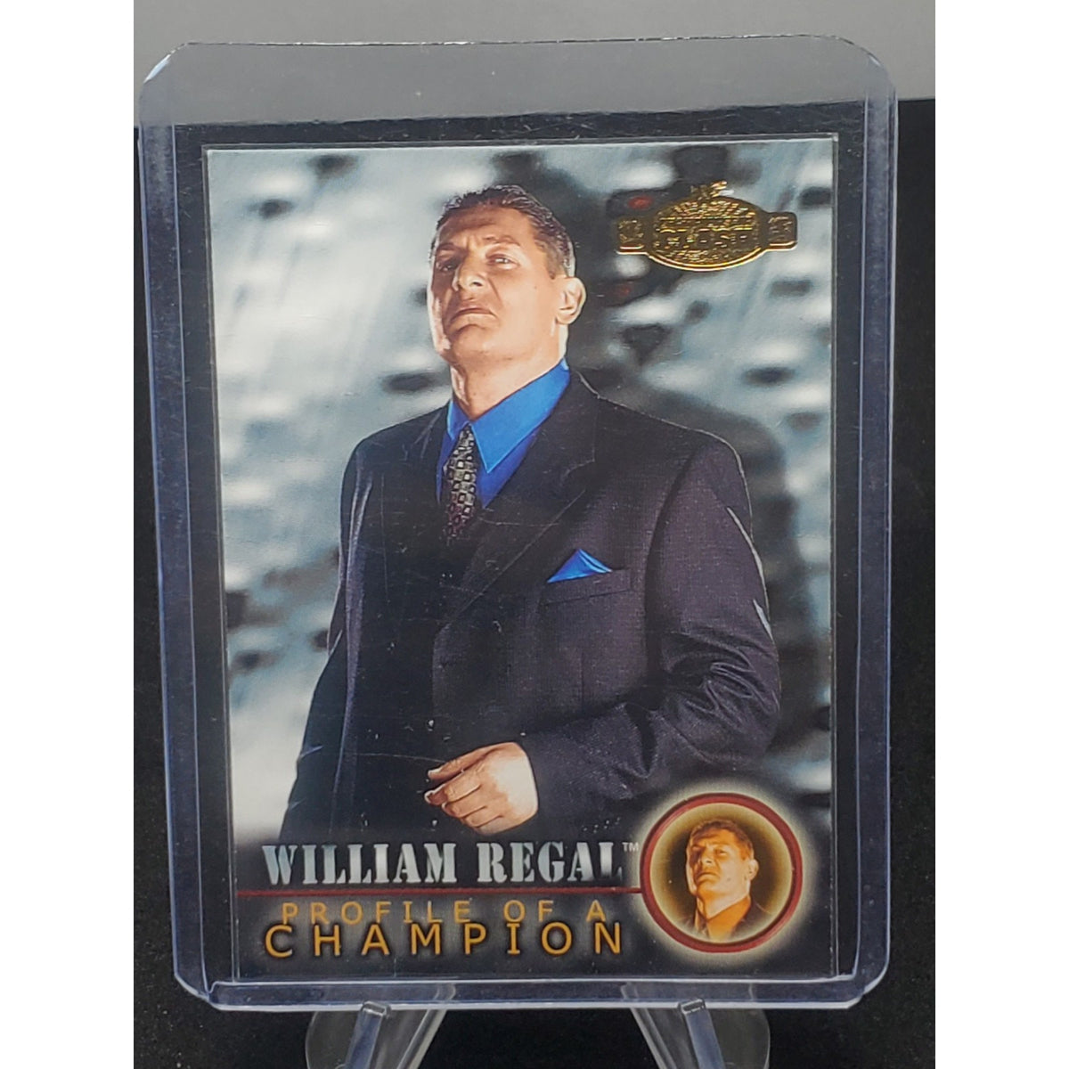WWE William Regal 2001 Fleer Championship Clash #65 Profile Of A Champion
