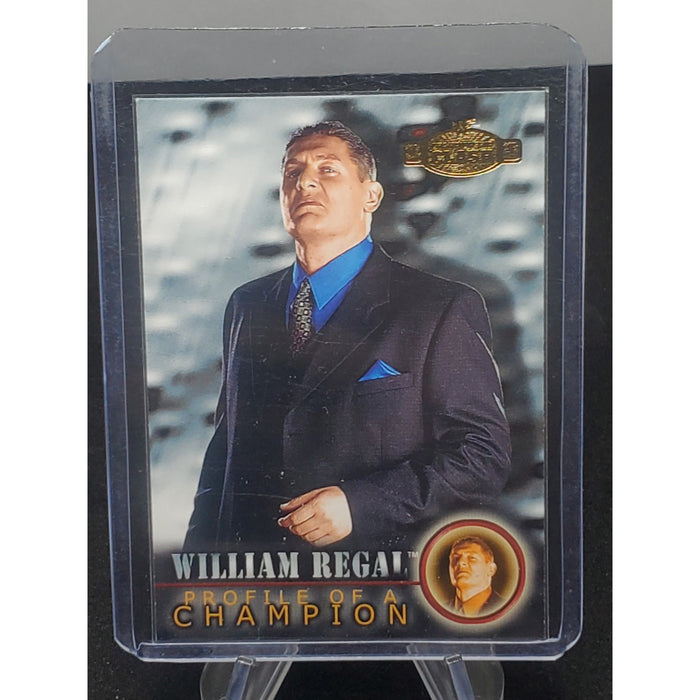WWE William Regal 2001 Fleer Championship Clash #65 Profile Of A Champion