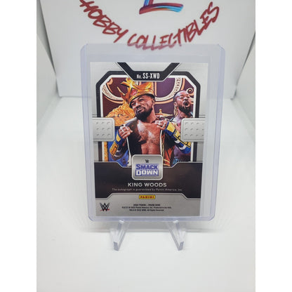 2022 Panini Prizm WWE King Woods Sensational Signatures #SS-XWD