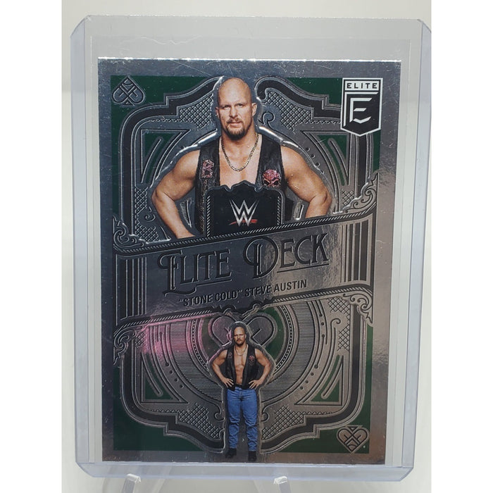 2023 Panini Donruss Elite WWE - Elite Deck Steve Austin #5 Green