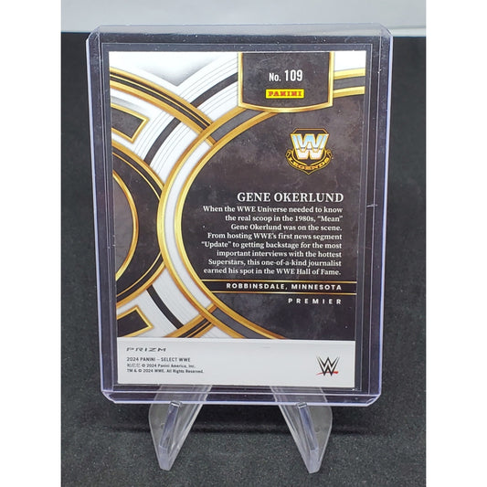 2024 Panini Select WWE GENE OKERLUND Premier Silver #109