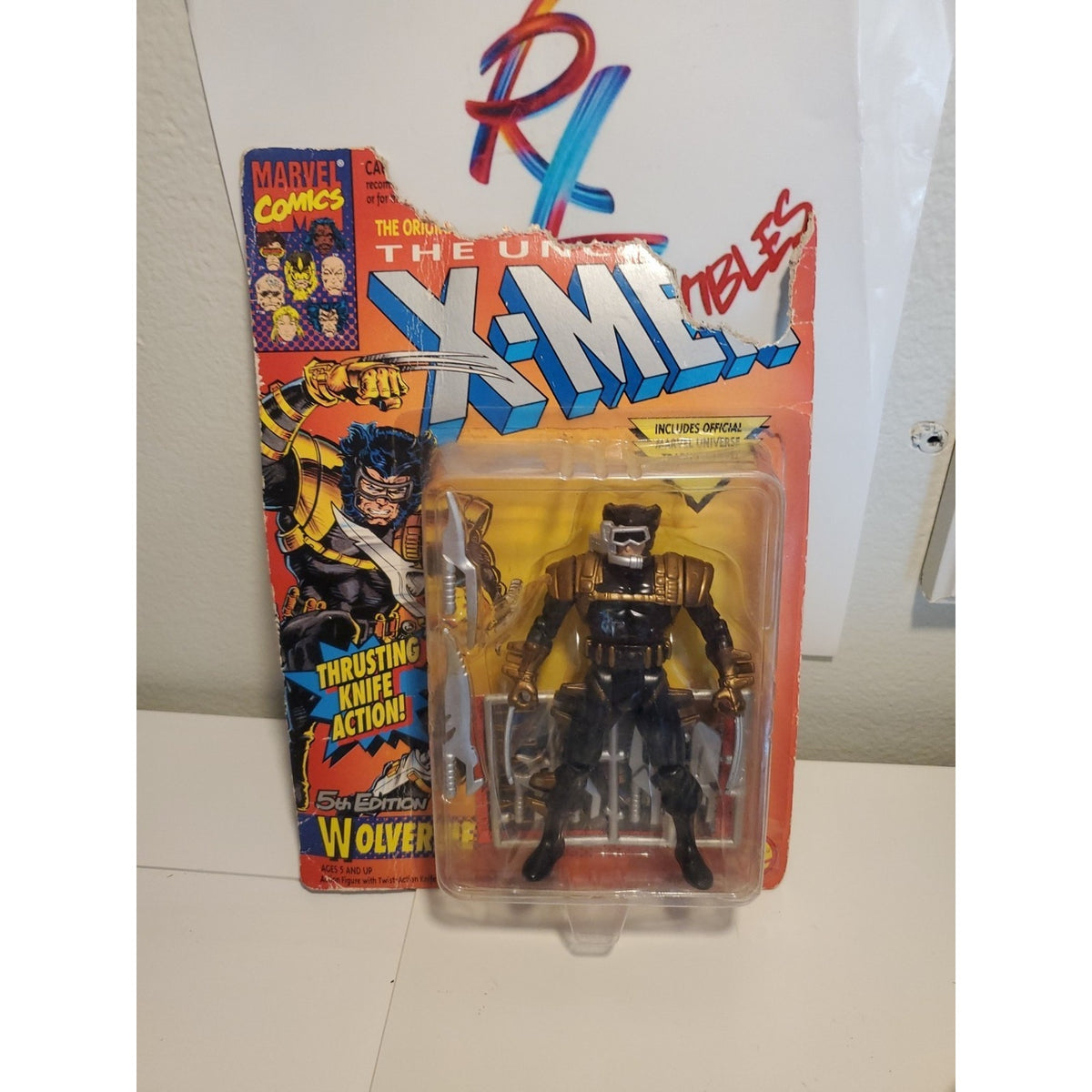 Vintage 1993 ToyBiz Marvel Uncanny X-Men Wolverine 5th Edition Action Figure