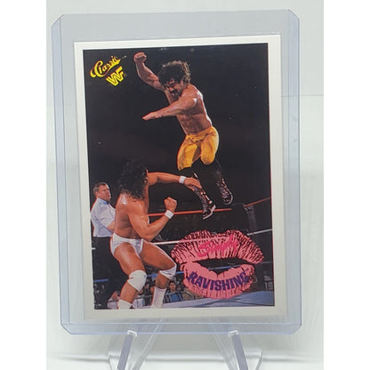 1990 Classic WWF #59 'Ravishing' Rick Rude wrestling card