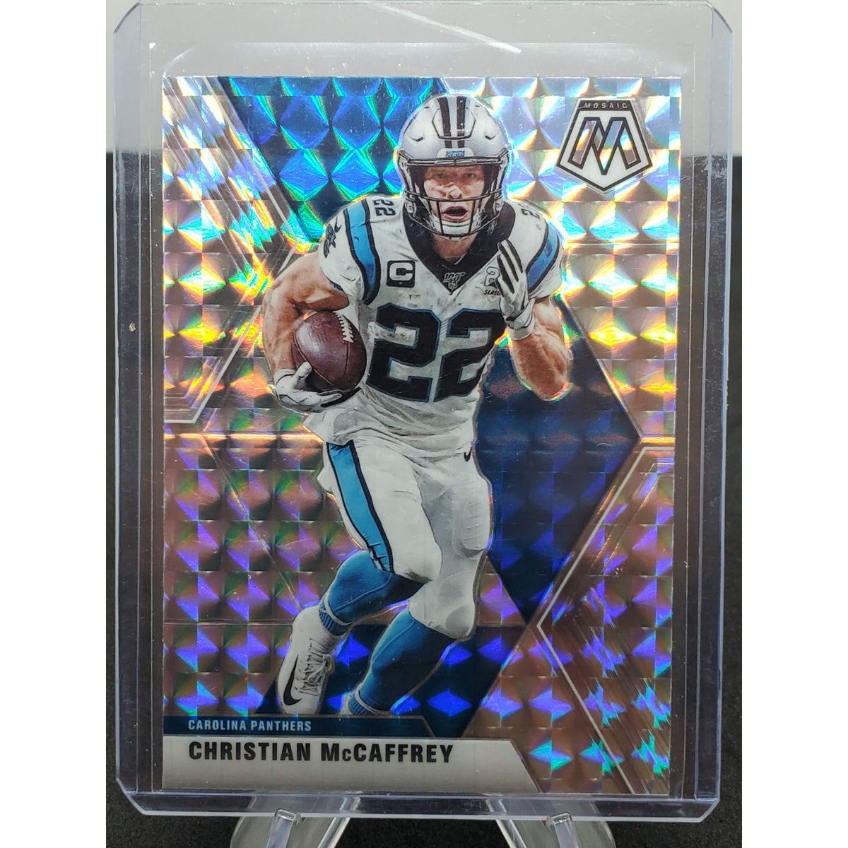 2020 Panini Mosaic - Christian McCaffrey #36 Mosaic Prizm
