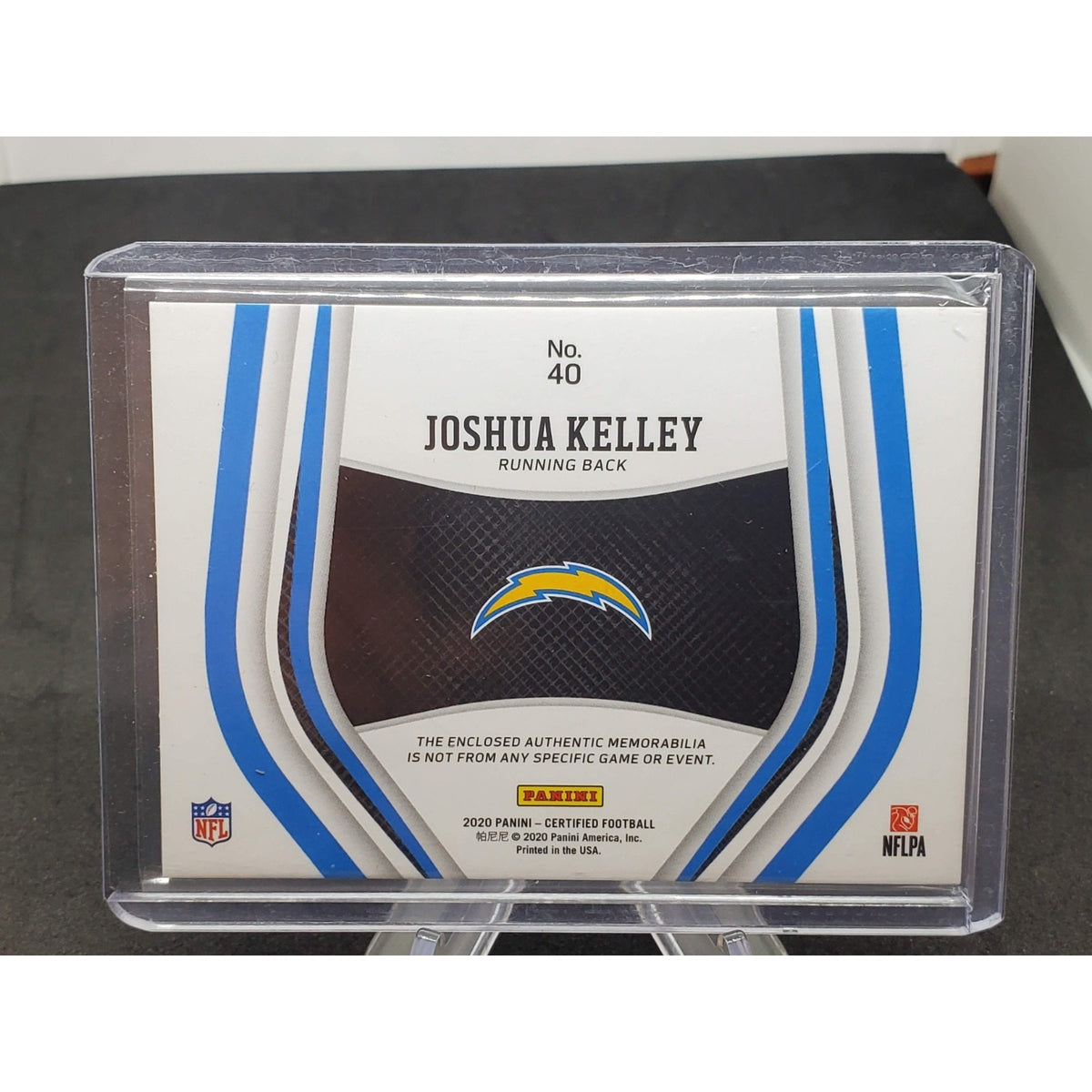 2020 Panini Certified - New Generation Jerseys Mirror Joshua Kelley #40 Blue /99