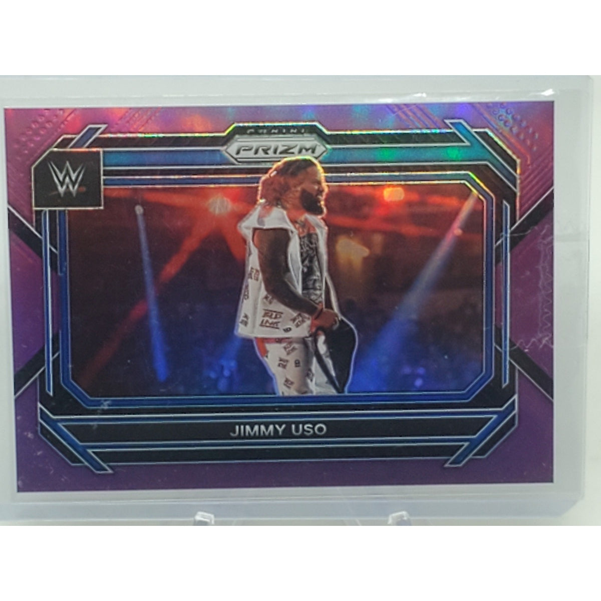 2023 Panini Prizm WWE - Jimmy Uso #24 Purple Prizm 36/149