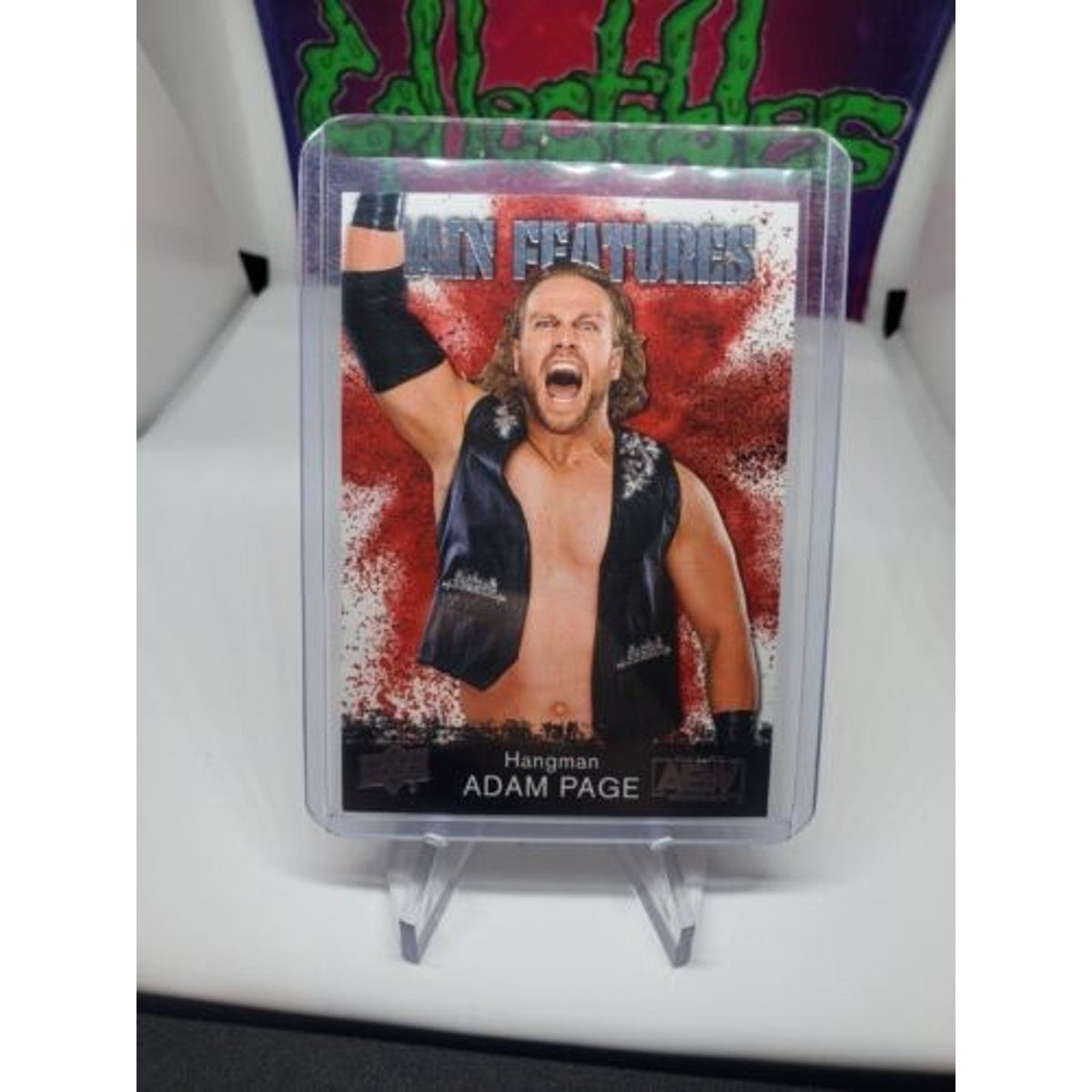 Hangman Adam Page 2021 Upper Deck AEW Wrestling First Edition Main Feature
