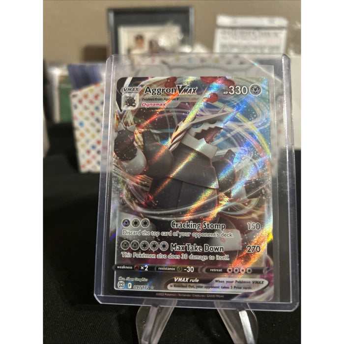 Pokemon TCG Aggron Vmax - 097/172 - Brilliant Stars - Pack Fresh New Top Loaded