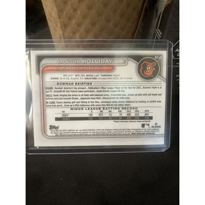 2024 Bowman Chrome Mega "Mojo Refractor" Jackson Holliday #BCP-47 Pack Fresh