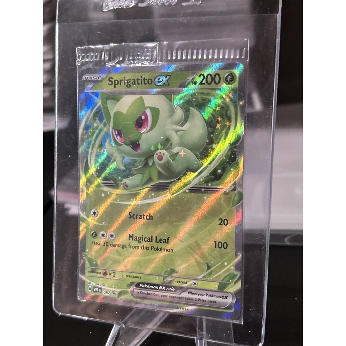 Sprigatito EX SVP 087 Pokemon Black Star Promo Card - SEALED Code Card