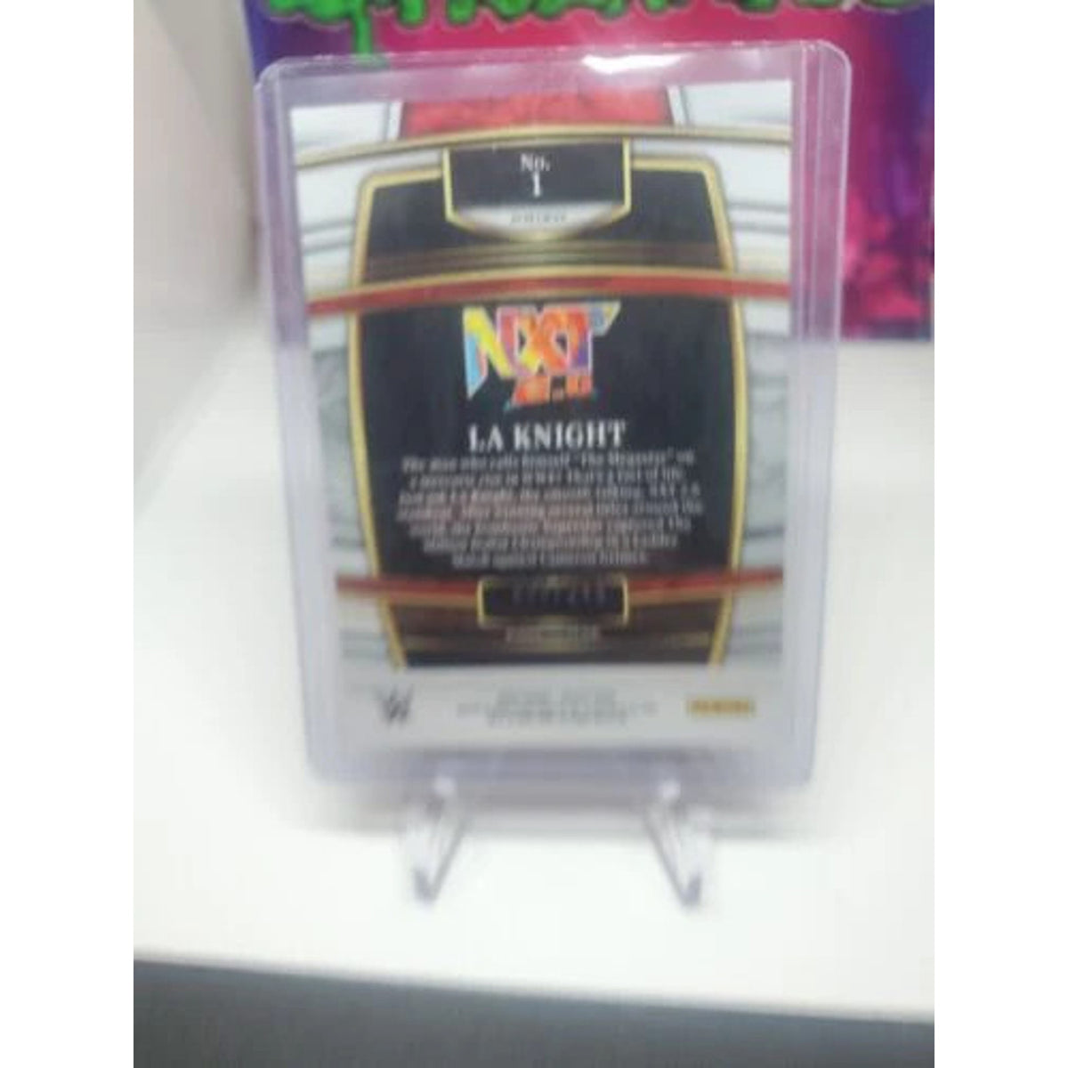 2022 PANINI Select WWE LA Knight Red /249 #1 CONCOURSE YEAH!