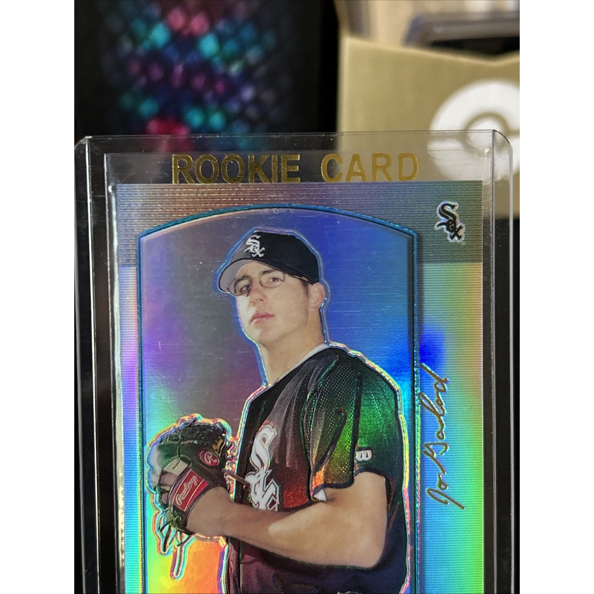 2000 Bowman Chrome Refractor Jon Garland #340 / Rookie Card / Looks Mint