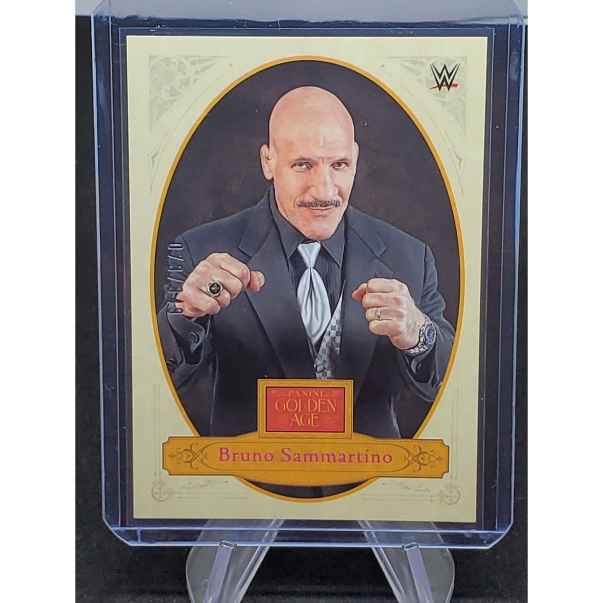 2023 WWE Chronicles Golden Age #186 Bruno Sammartino Pink /349