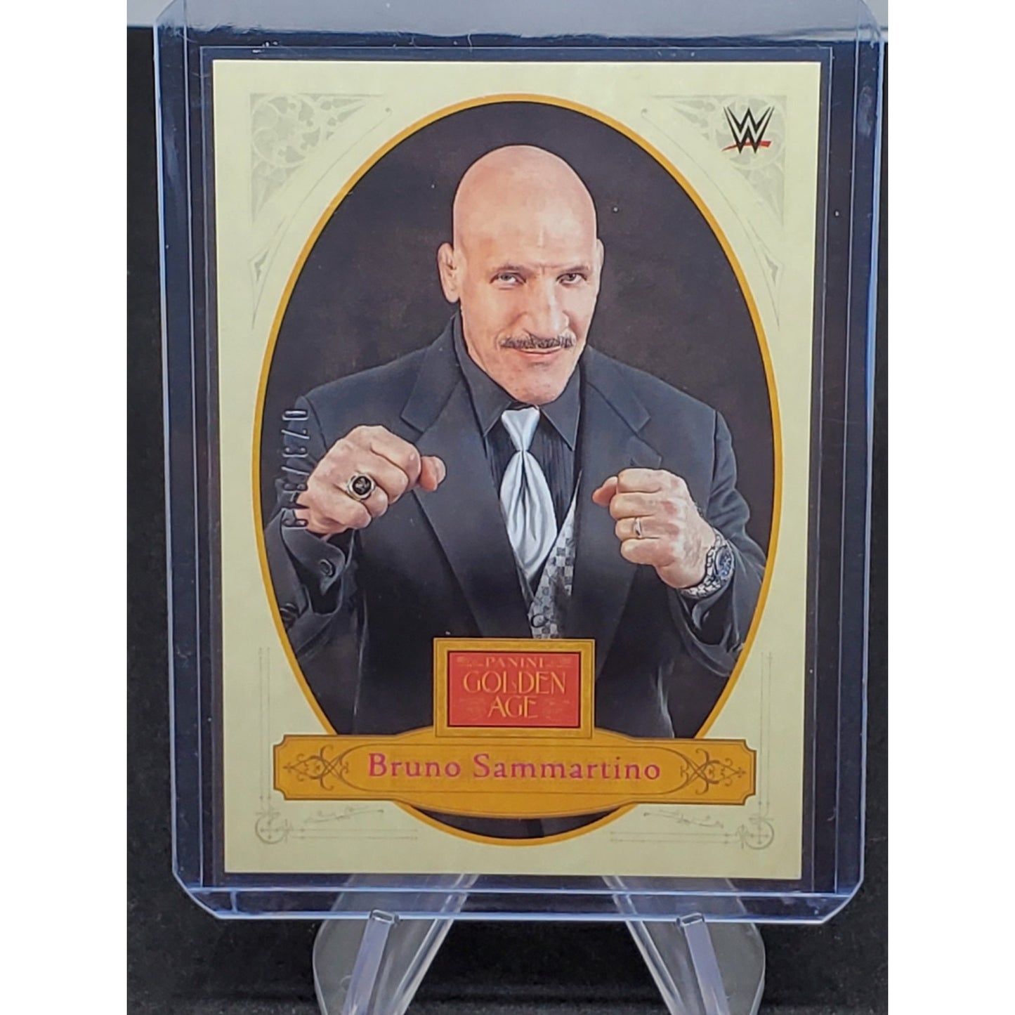 2023 WWE Chronicles Golden Age #186 Bruno Sammartino Pink /349