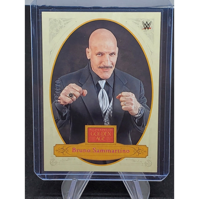 2023 WWE Chronicles Golden Age #186 Bruno Sammartino Pink /349