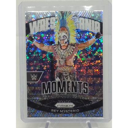 Rey Mysterio 2024 Panini Prizm WWE Under Card Disco Wrestlemania Moments #31
