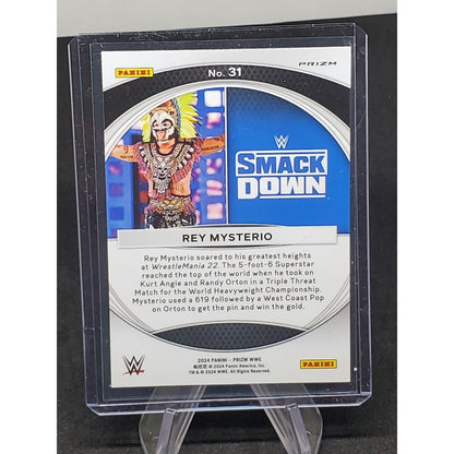 Rey Mysterio 2024 Panini Prizm WWE Under Card Disco Wrestlemania Moments #31