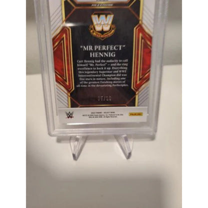 2022 Panini Select WWE "Mr Perfect" Curt Hennig 353 Mezzanine Gold /10