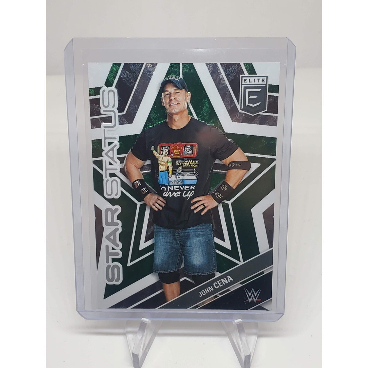 2023 Donruss Elite WWE Star Status Green #10 John Cena