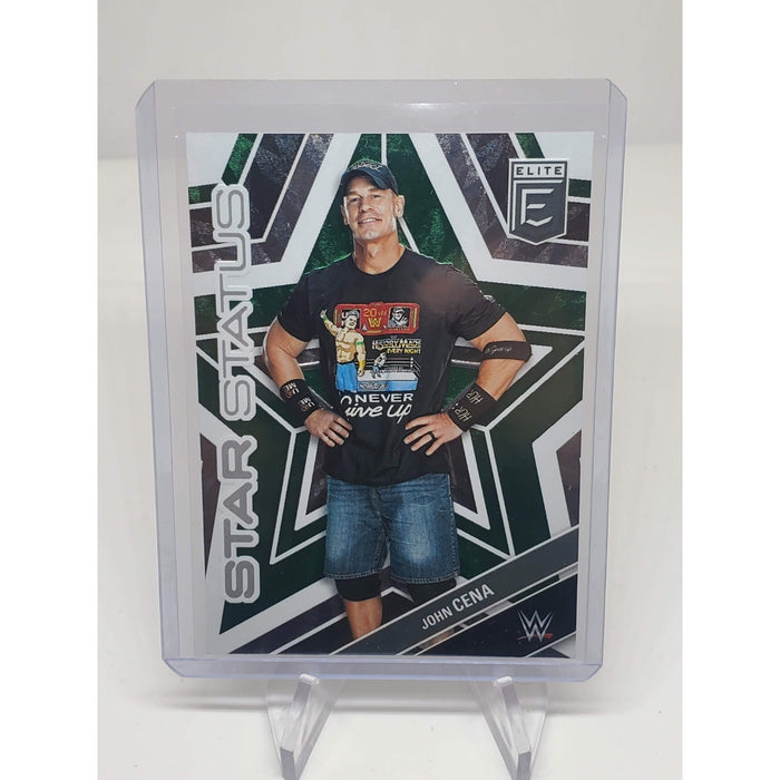 2023 Donruss Elite WWE Star Status Green #10 John Cena