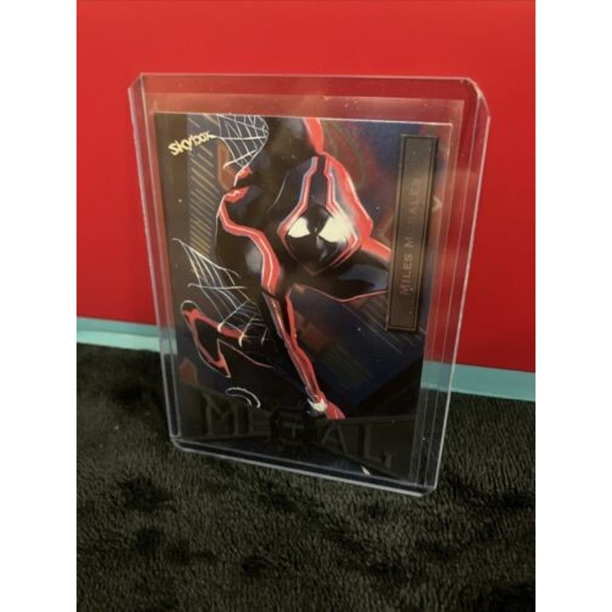 UD Marvel Metal Universe SPIDER-MAN SP BASE MILES MORALES #52 New 2021 2022