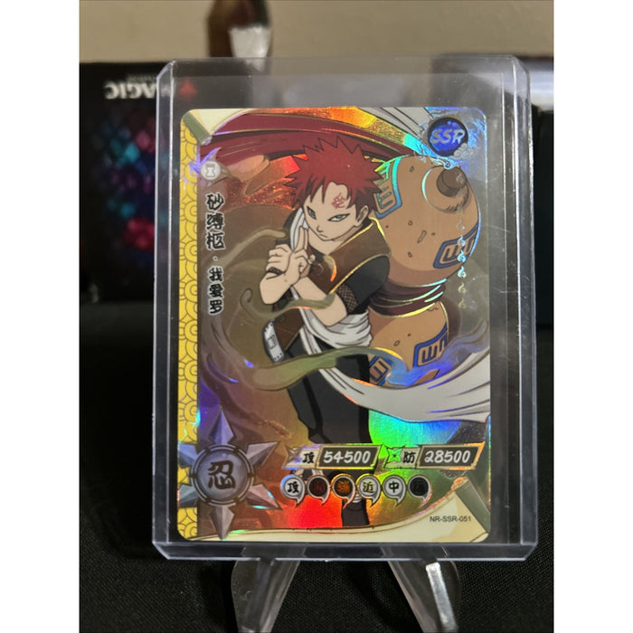 Chinese Naruto Kayou CCG Gaara NR-SSR-051 Holo / Pack Fresh New