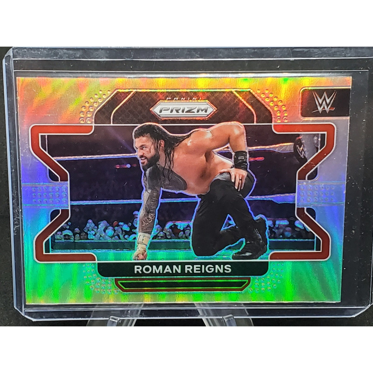 2022 Panini Prizm WWE ROMAN REIGNS #40 Silver Prizm - OTC Original Tribal Chief