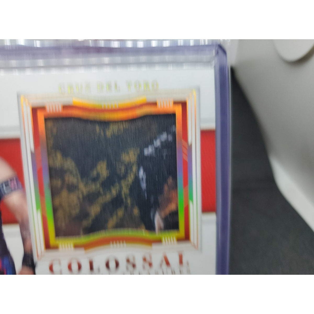 2024 WWE National Treasures Cruz Del Toro Colossal Logo Patch /10 #CL-CDT