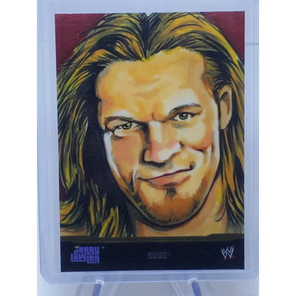 2014 Topps Chrome WWE Jerry Lawler Portraits 10 Edge