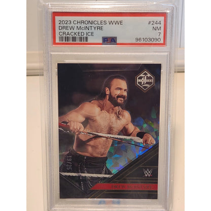 PSA 2023 Chronicles WWE Drew McIntyre Cracked Ice #/25 #244