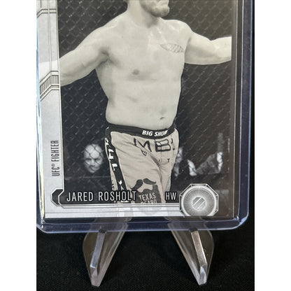 2015 Topps UFC MMA Chronicles BLACK and WHITE #216 Jared Rosholt /188