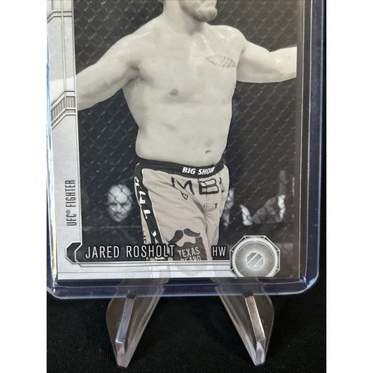 2015 Topps UFC MMA Chronicles BLACK and WHITE #216 Jared Rosholt /188