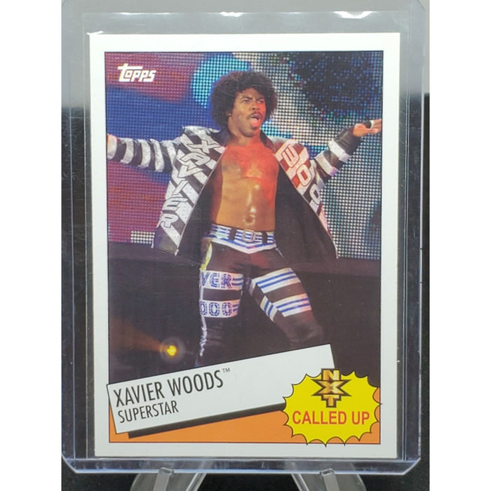Xavier Woods #21 2015 Topps WWE Heritage WWE NXT Called Up