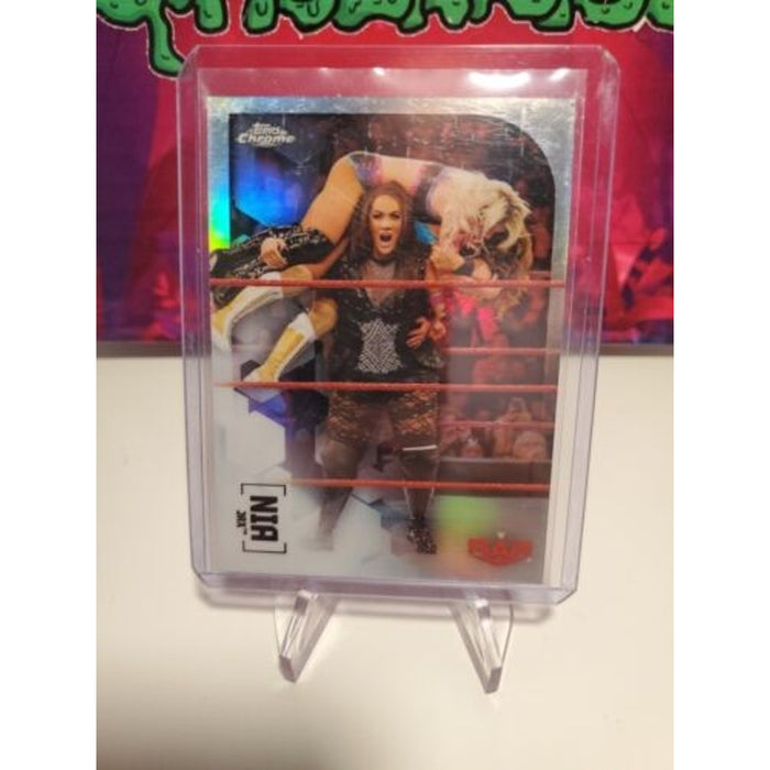 2021 Topps Chrome refractor WWE Nia Jax #34
