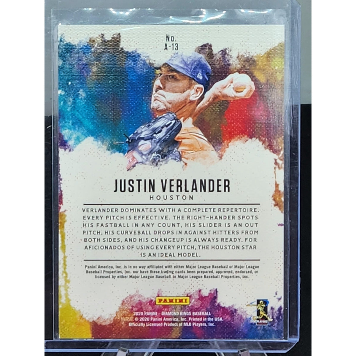 2020 Panini Diamond Kings #A-13 Justin Verlander Aficionado