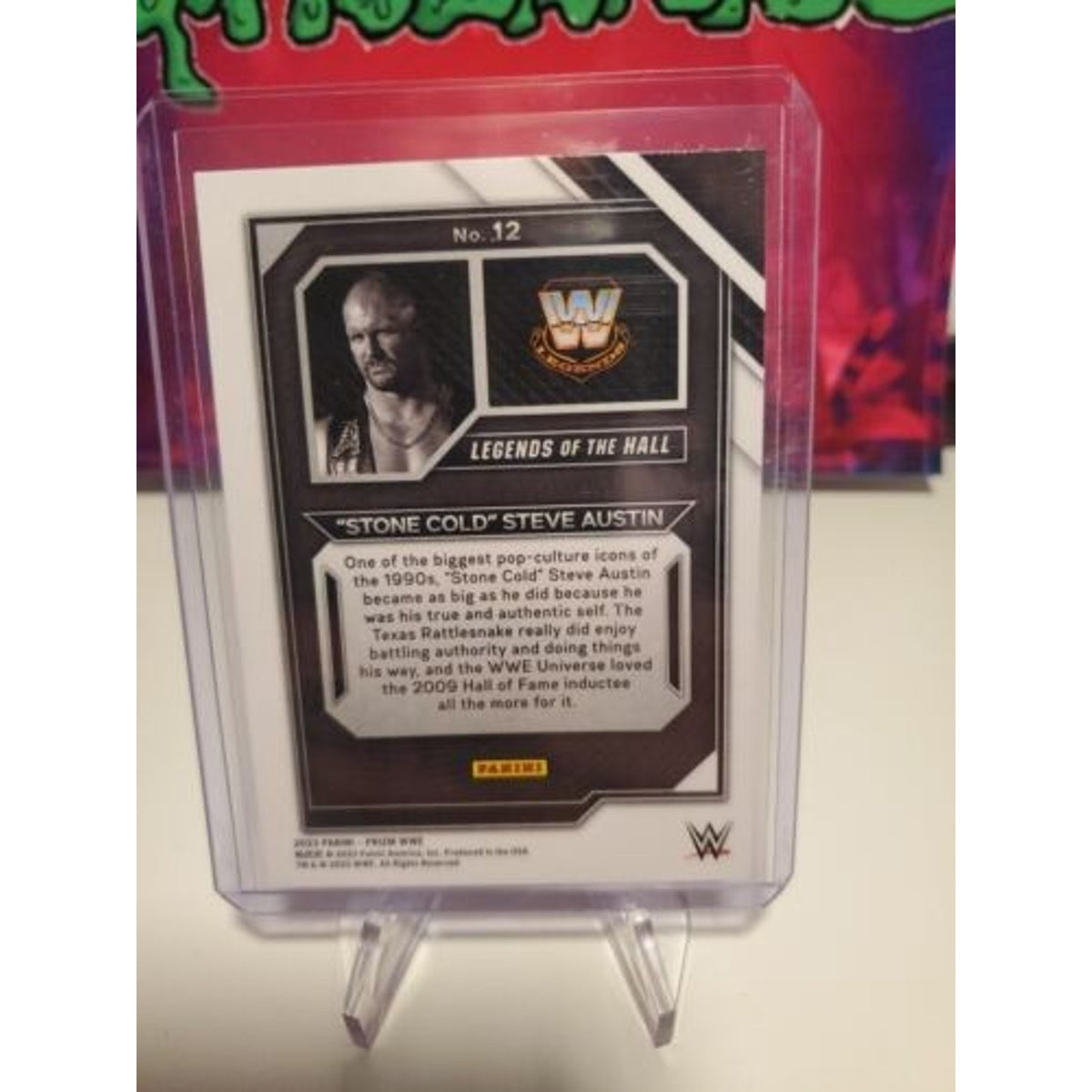 2023 Panini WWE Prizm Legends Of The Hall “Stone Cold” Steve Austin No. 12