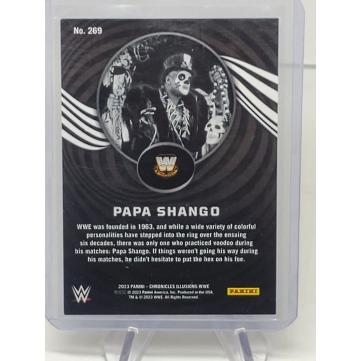 2023 Chronicles WWE Illusions Blue /99 #269 Papa Shango - Legend