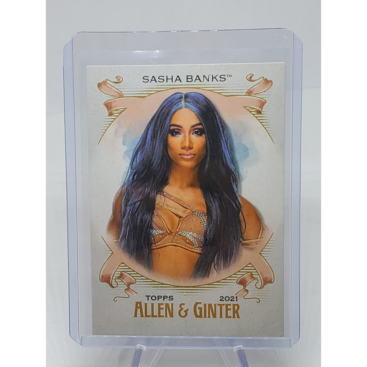 2021 Topps Heritage WWE Wrestling Allen & Ginter #AG-19 Sasha Banks
