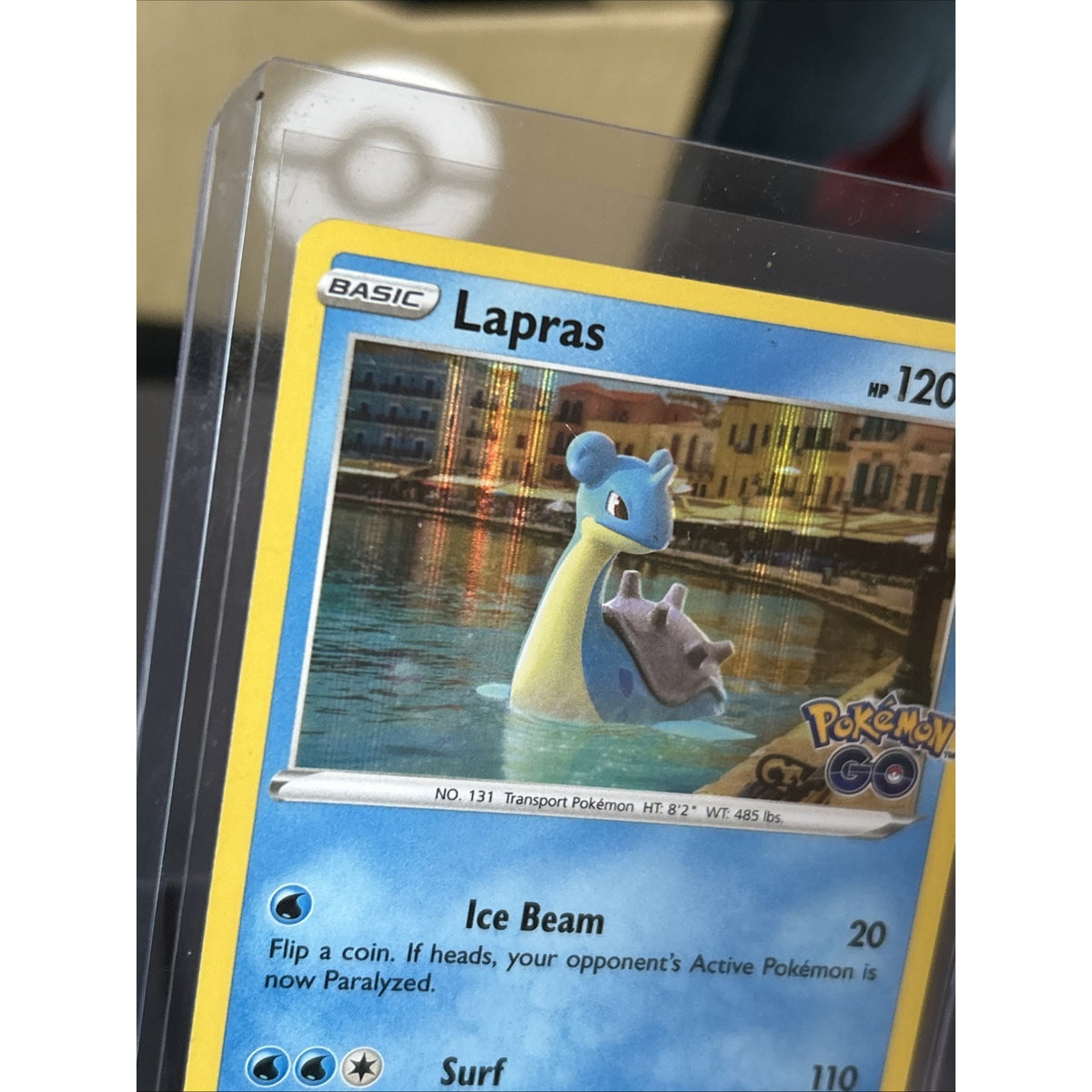 Lapras Pokemon Go 023/078 Holo Rare Pokemon TCG / Pack Fresh New / 2022
