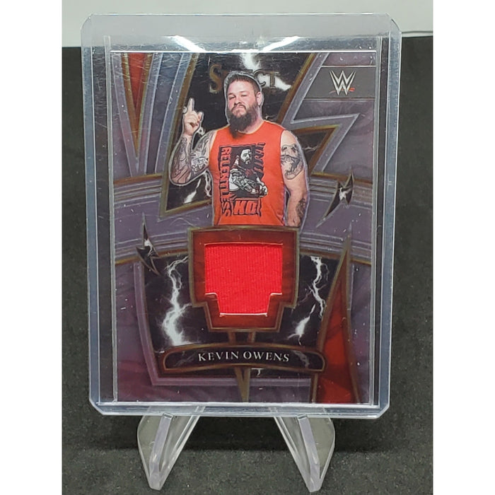2022 Select Sparks Swatch Shirt Relic #SP-KOW Kevin Owens Wrestling Card