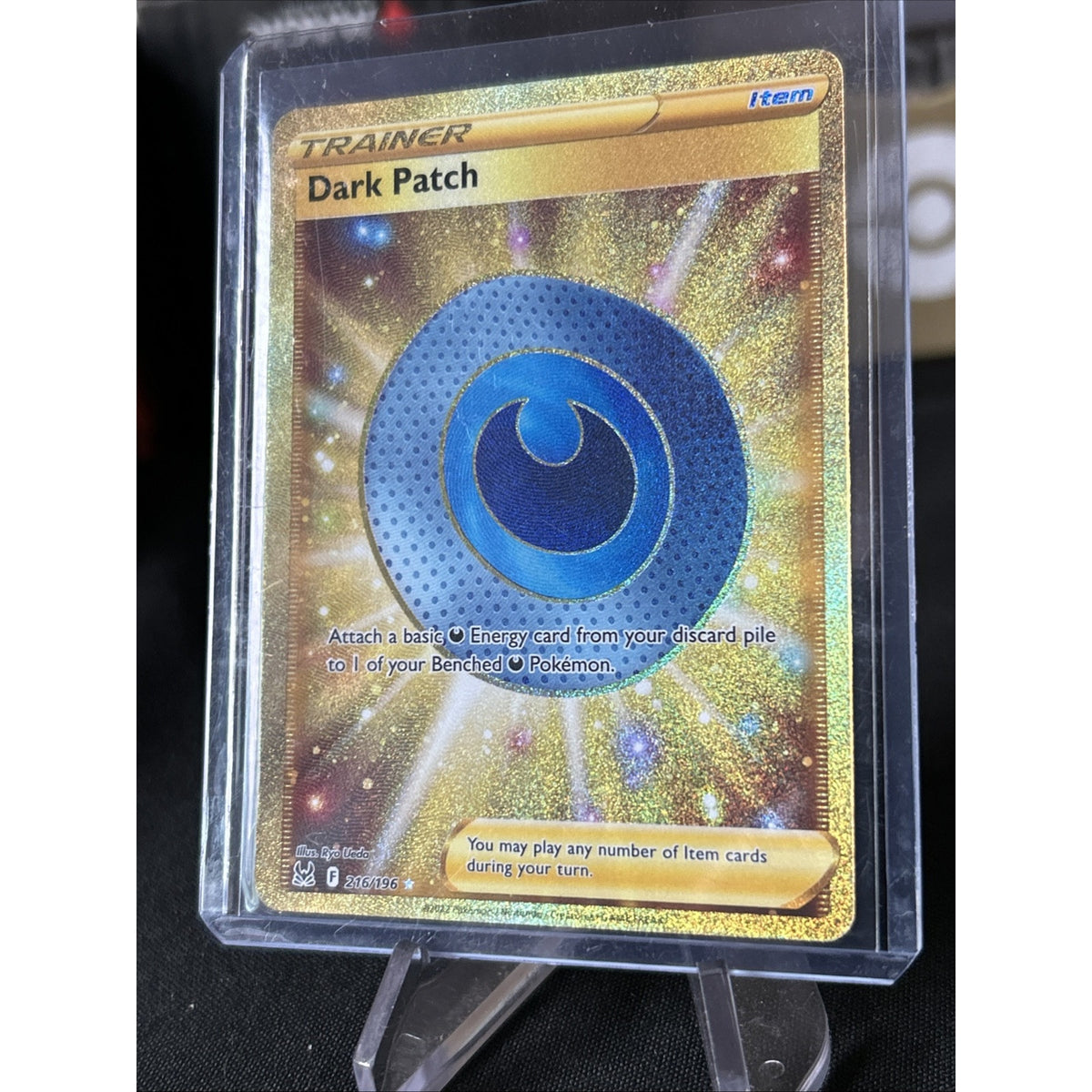 Dark Patch (Secret) 216/196 Swsh11: Lost Origin Holo / Pack Fresh New