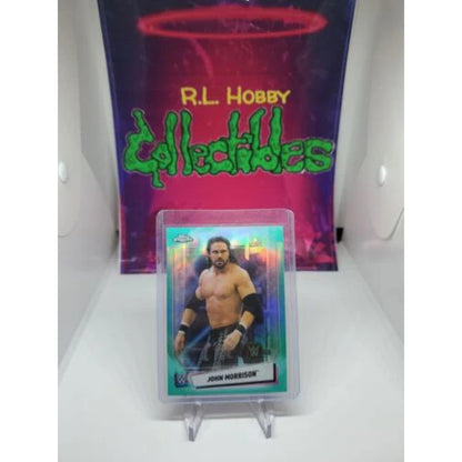 2021 Topps Chrome WWE John Morrison Johnny Mundo Aqua Parallel #/150