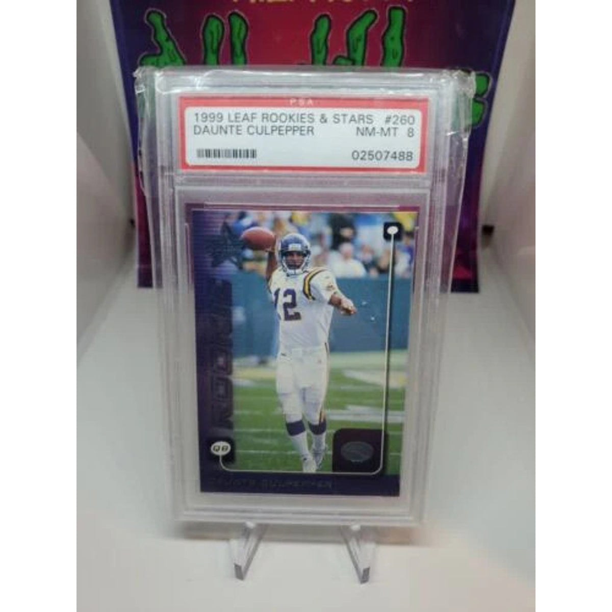 1999 Leaf Rookies &Stars Daunte Culpepper Rookie #260 Minnesota Vikings PSA