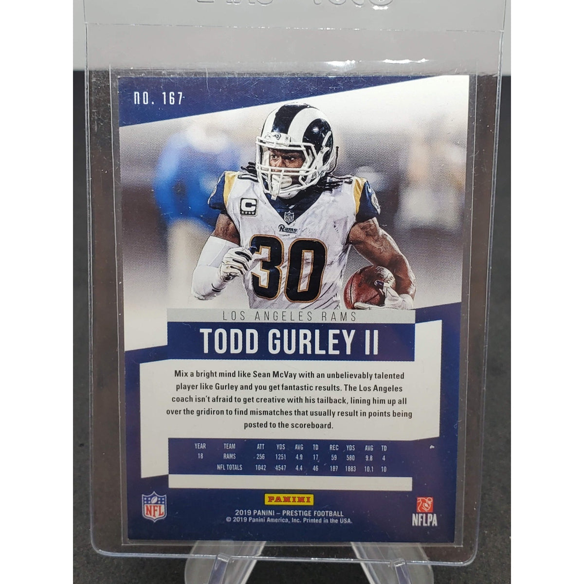 2019 Panini Prestige - Todd Gurley II #167 Xtra Points Purple /100